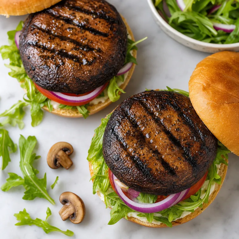 Grilled Portobello Burgers