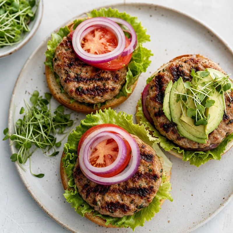 Grilled Turkey Burgers