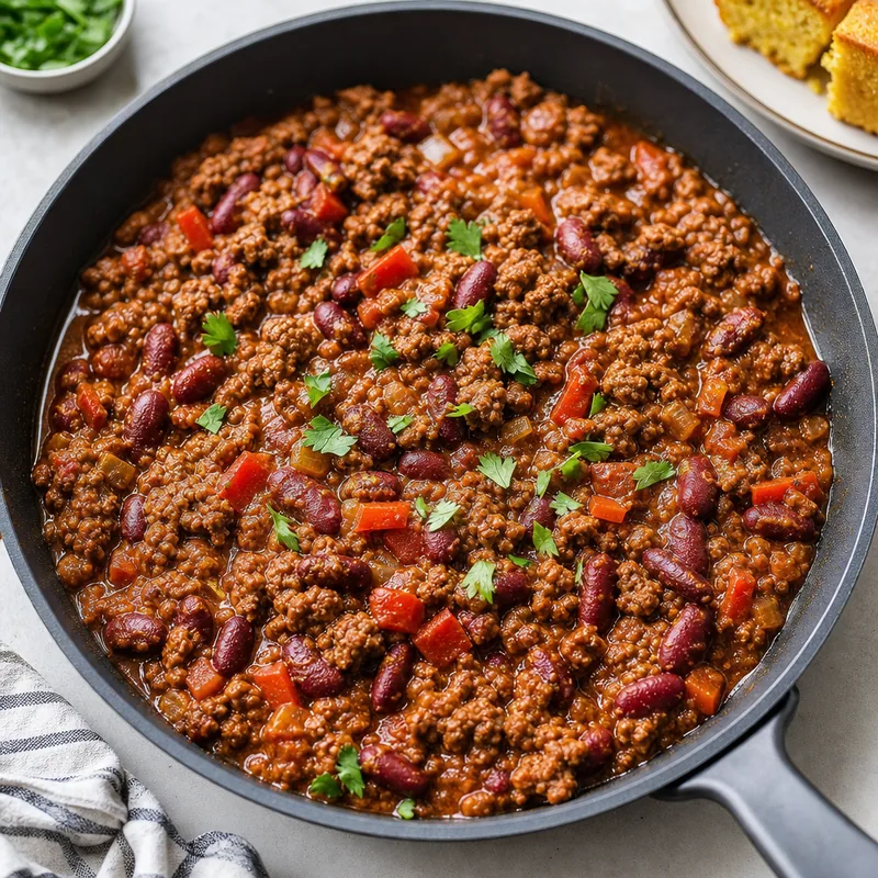 Ground Beef and Bean Skillet