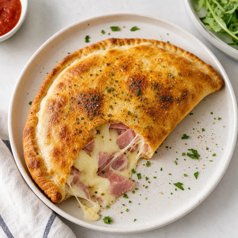 Ham and Cheese Calzone