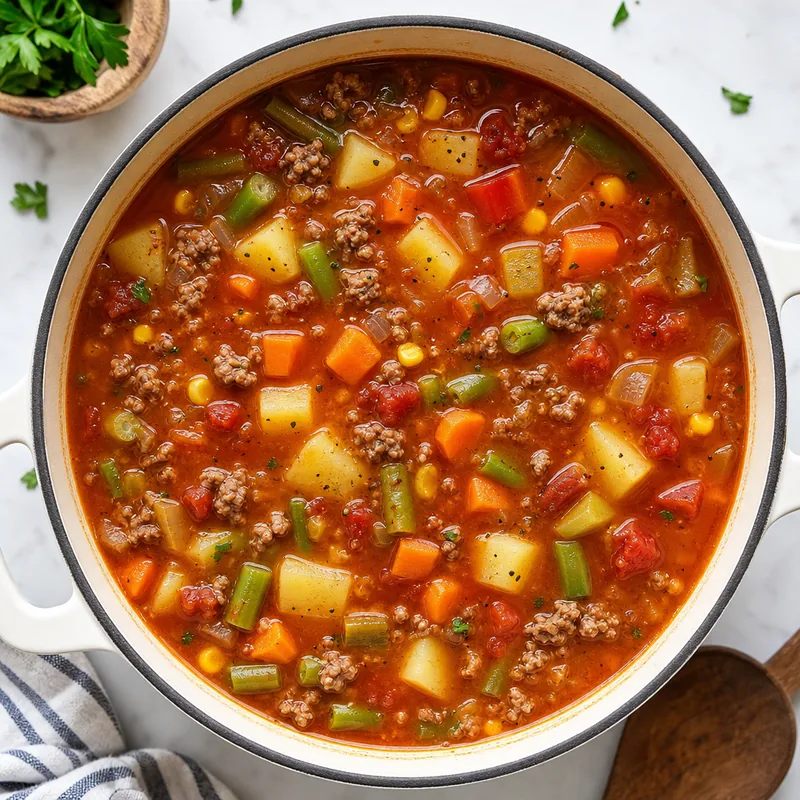 Hamburger Vegetable Soup