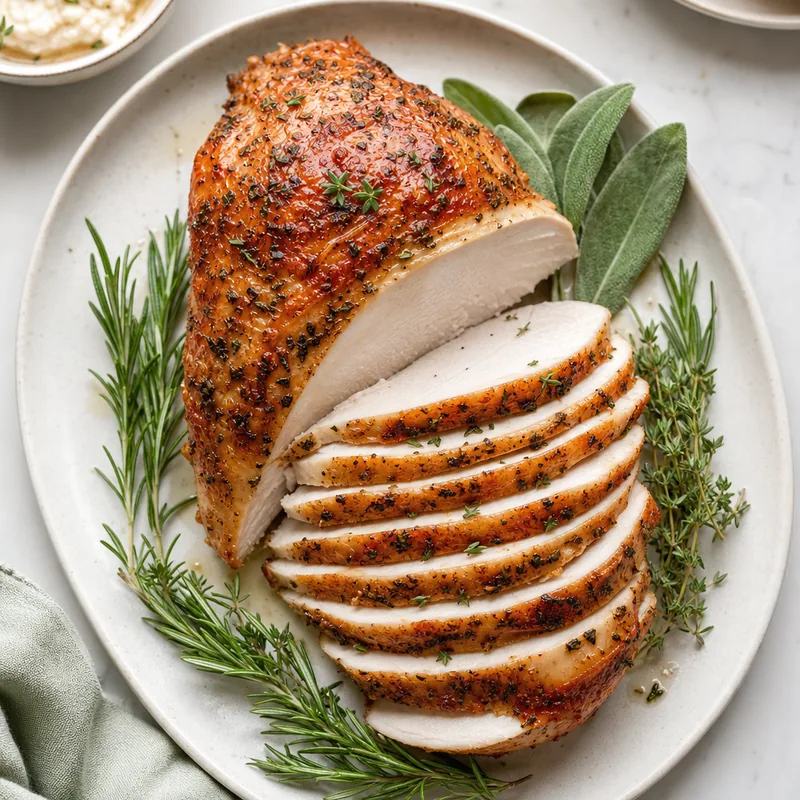 Herb Brined Turkey Breast
