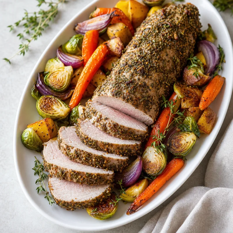 Herb Crusted Pork Tenderloin