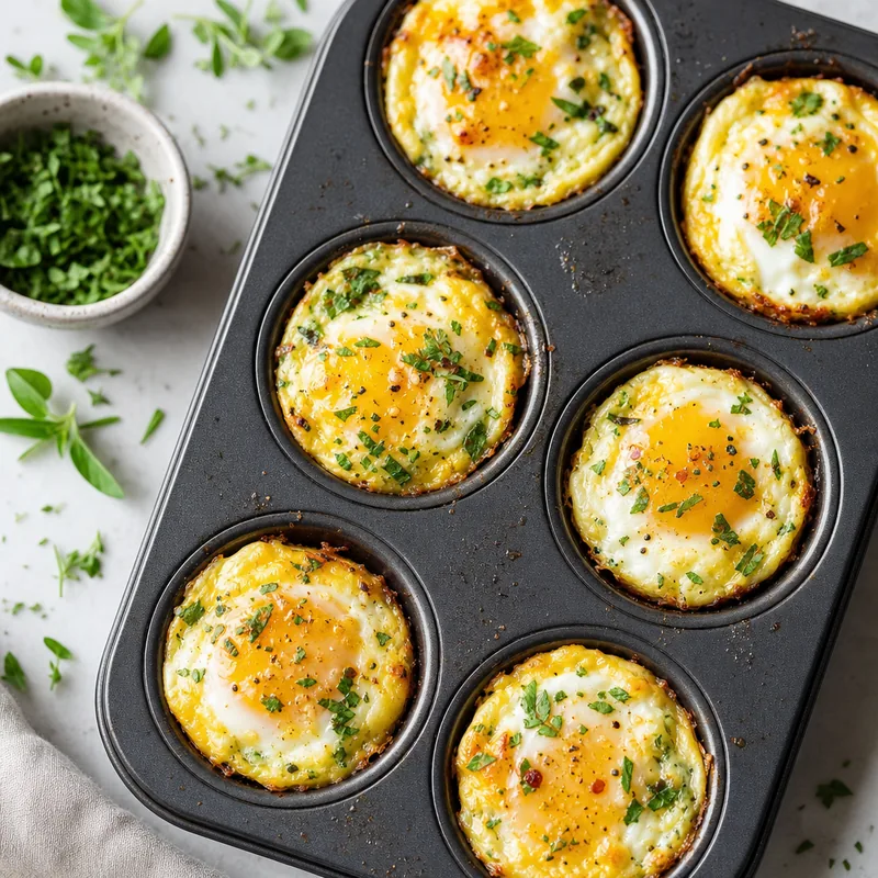 Herbed Baked Egg Cups