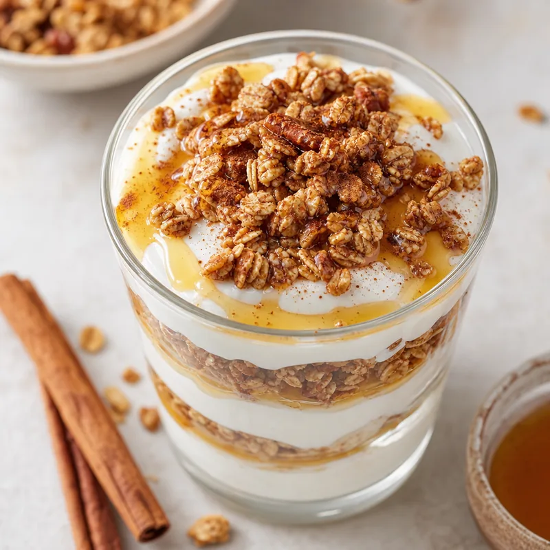Honey Cinnamon Yogurt Parfait