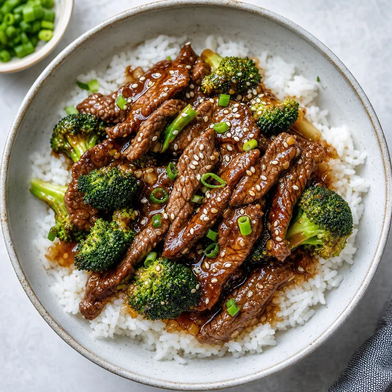 Honey Garlic Beef Bowl