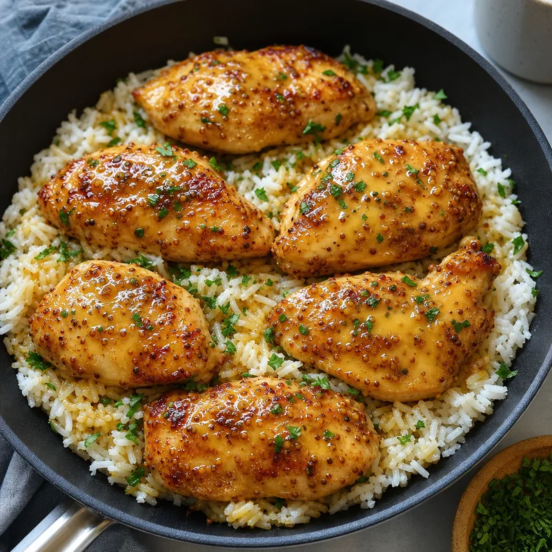 Honey Mustard Chicken Skillet