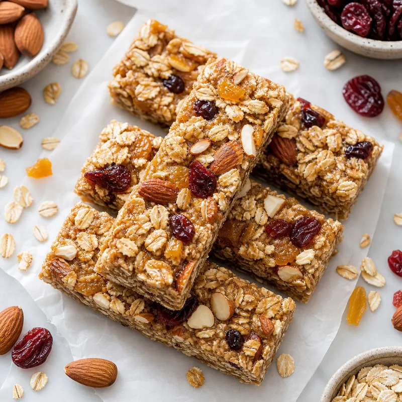 Honey Oat Granola Bars