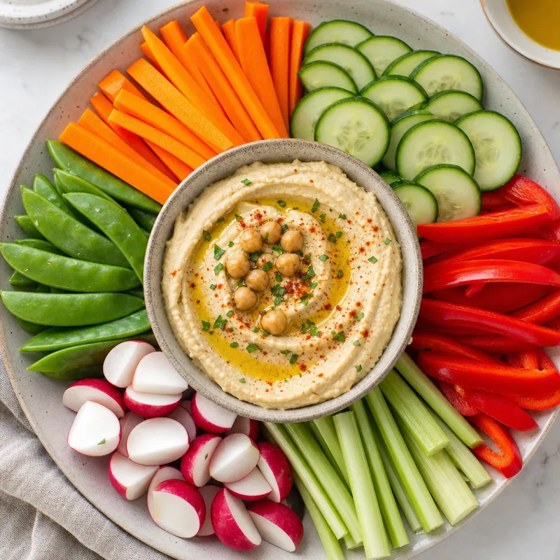 Hummus Plate with Veggies