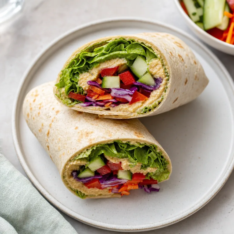 Hummus Vegetable Wrap