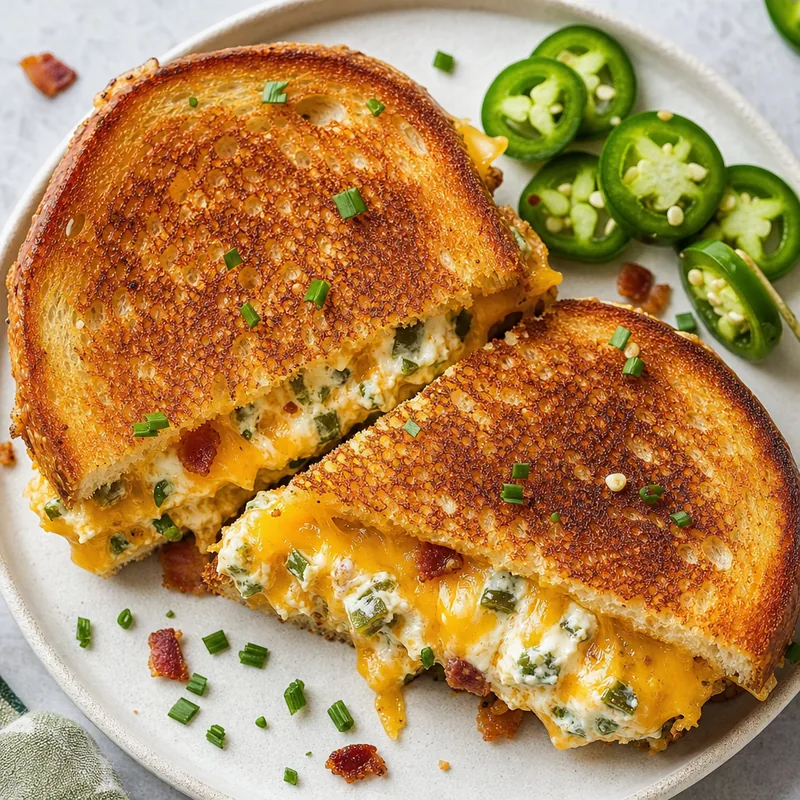 Jalapeno Popper Grilled Cheese