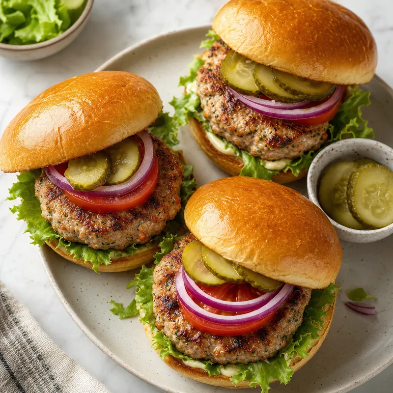Juicy Turkey Burgers