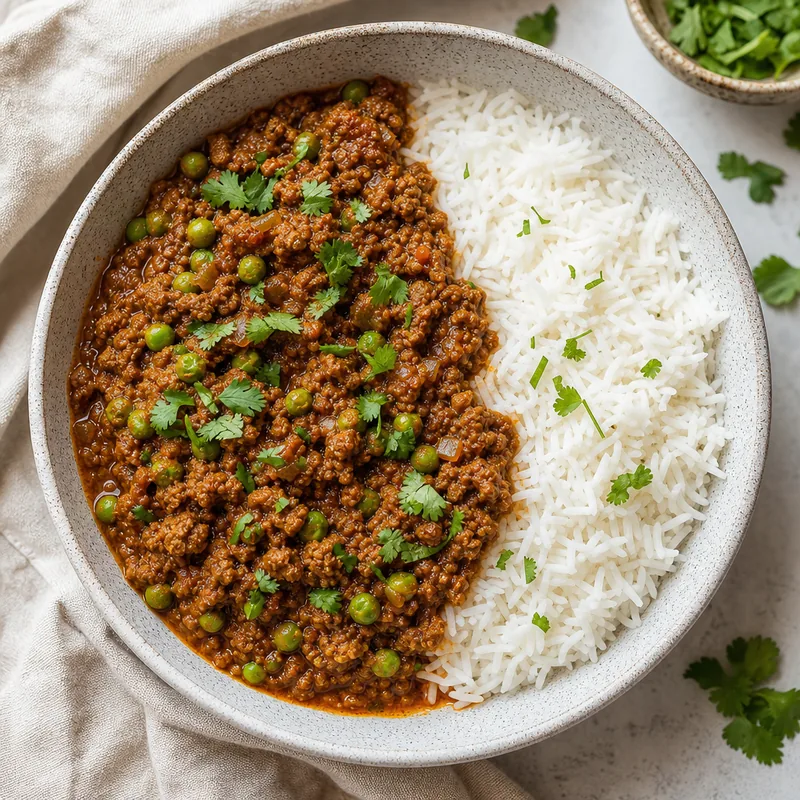 Keema with Rice