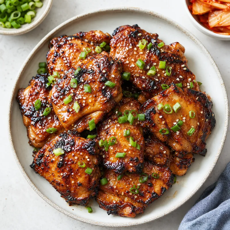 Korean BBQ Chicken Thighs
