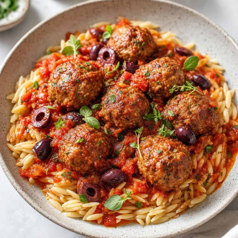 Lamb Meatballs in Tomato Sauce