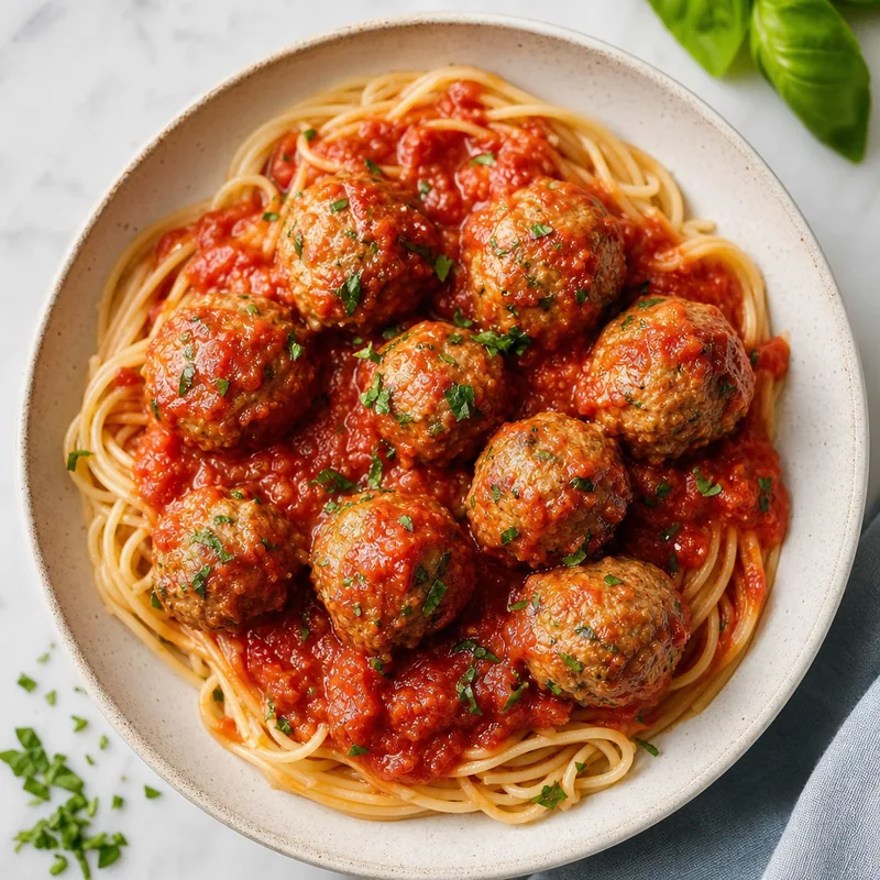 Lean Ground Turkey Meatballs with Marinara