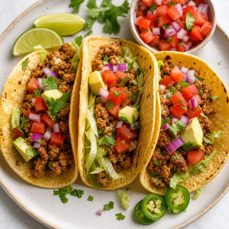 Lean Ground Turkey Tacos