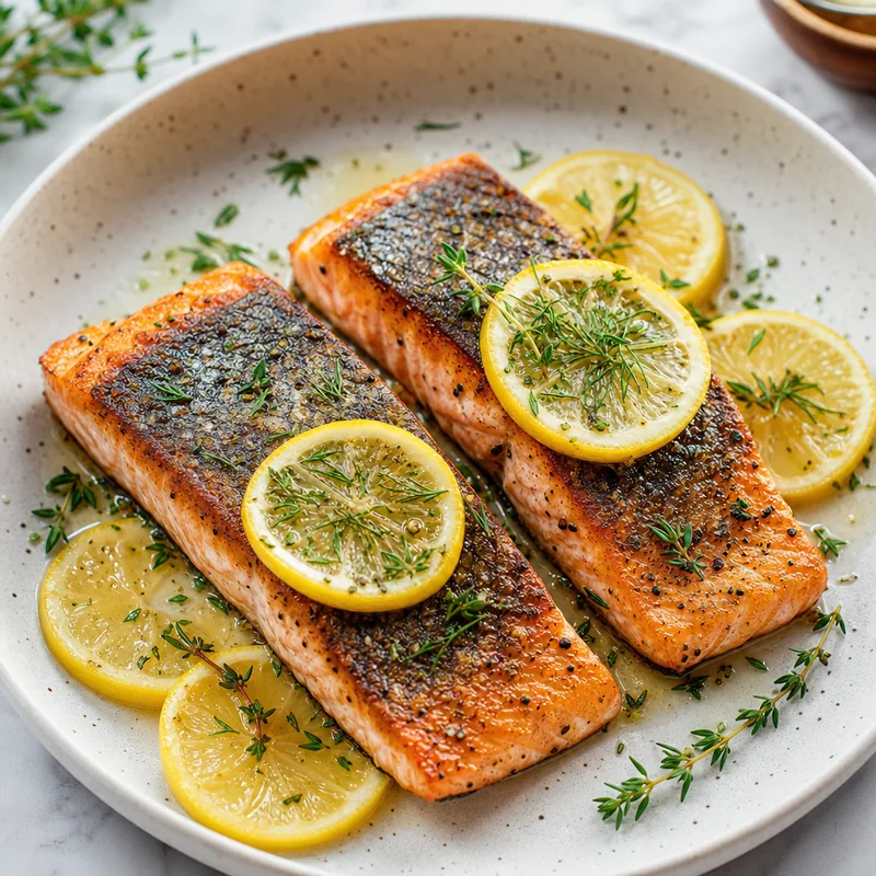 Lemon Herb Salmon Fillets