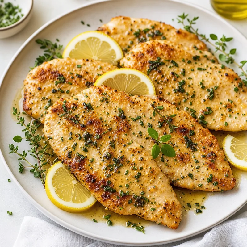 Lemon Herb Turkey Cutlets