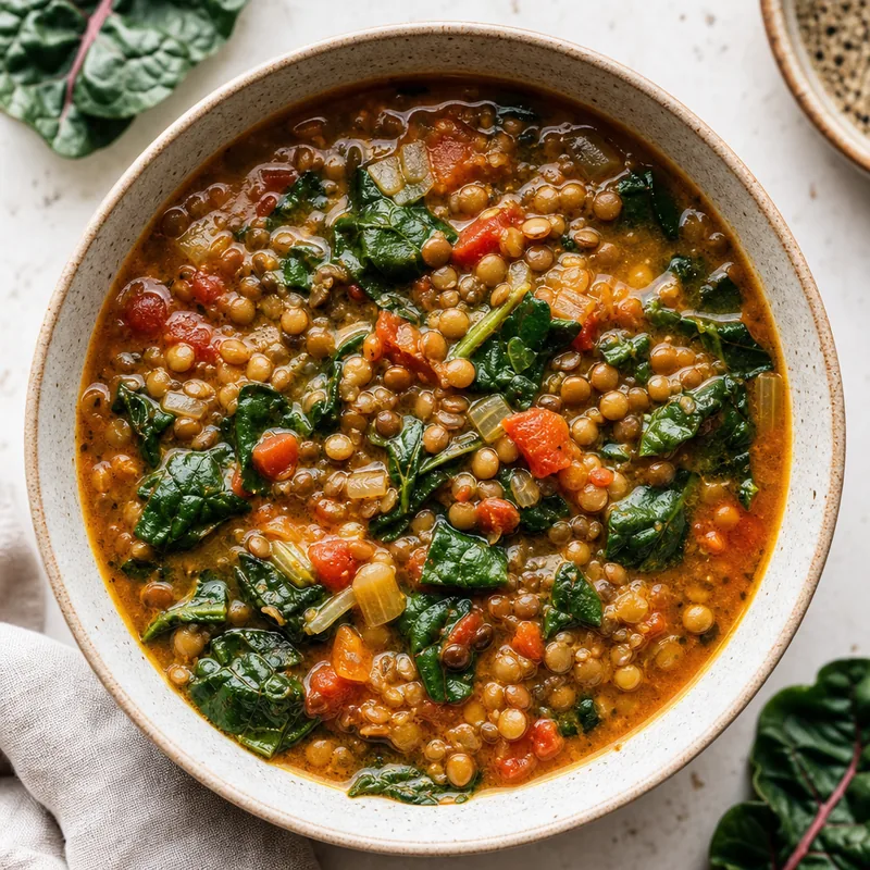 Lentil and Chard Soup