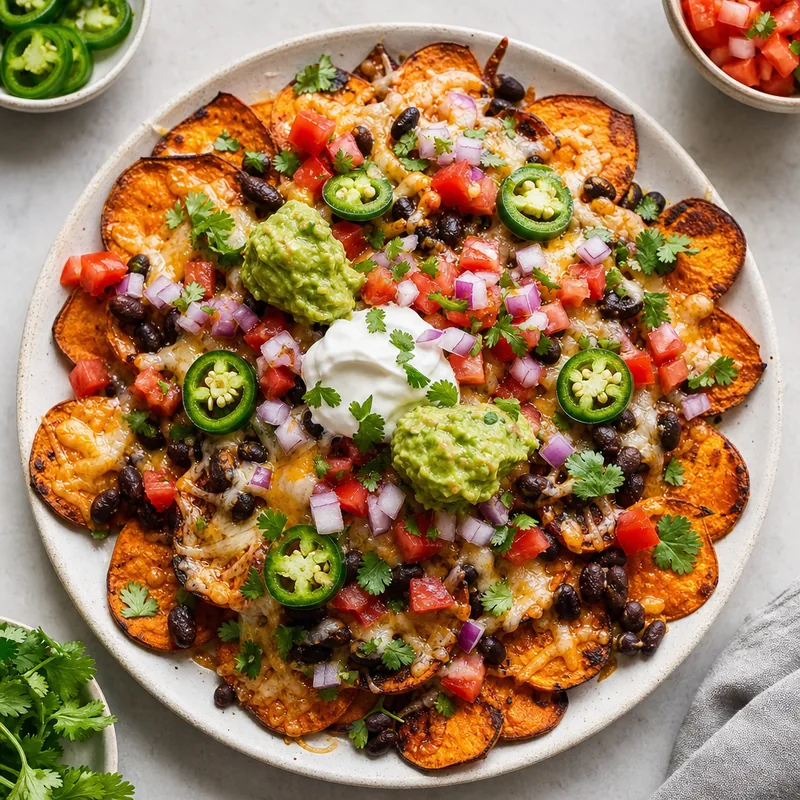 Loaded Sweet Potato Nachos
