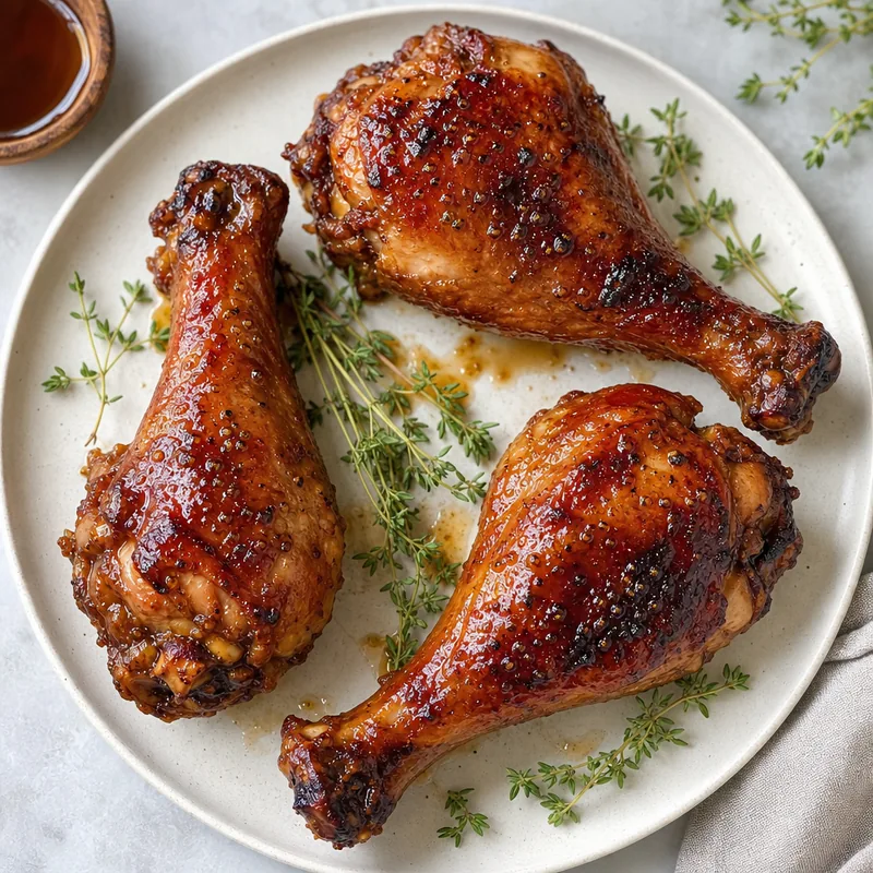 Maple Glazed Turkey Legs