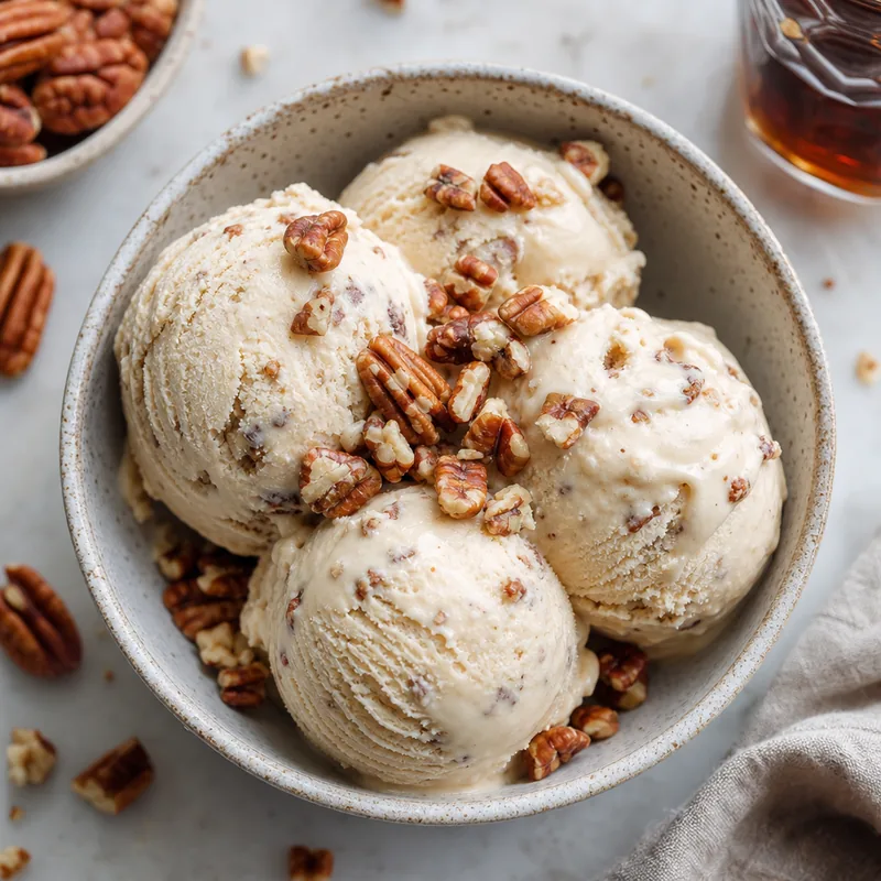 Maple Pecan Frozen Custard