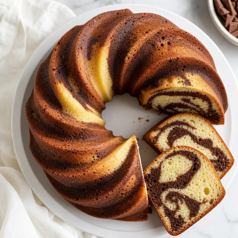 Marble Bundt Cake