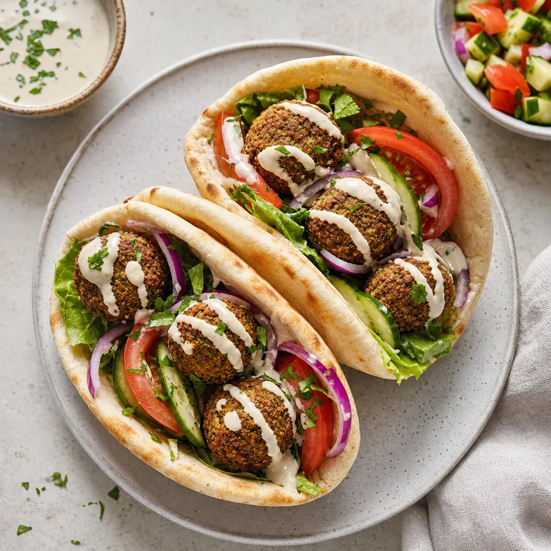 Mediterranean Falafel Pita