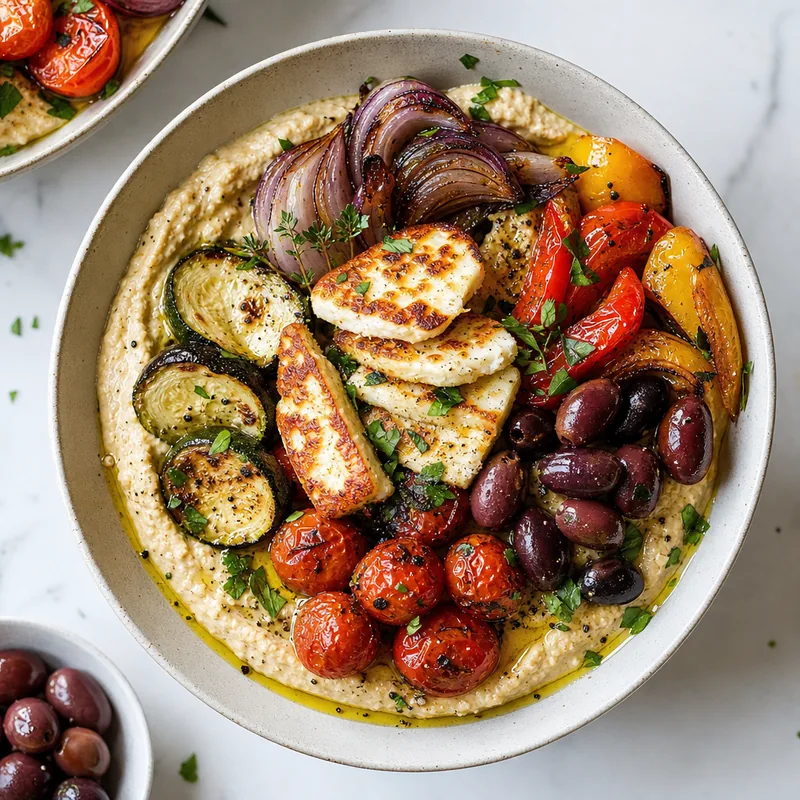 Mediterranean Hummus Bowls