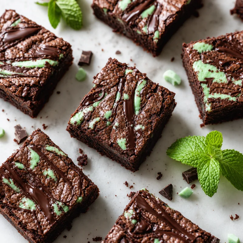 Mint Chocolate Brownies
