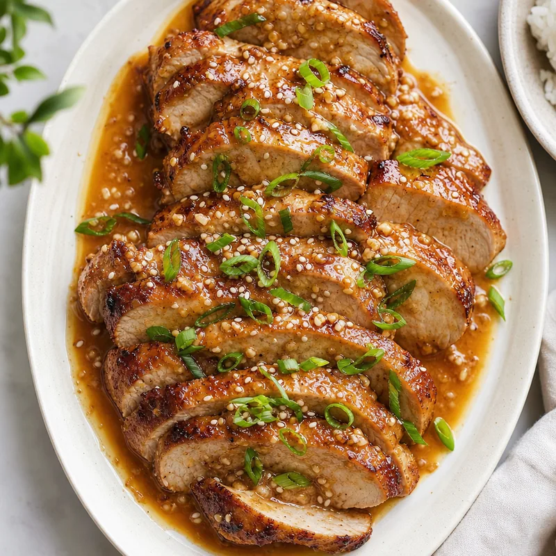 Miso Butter Pork Tenderloin