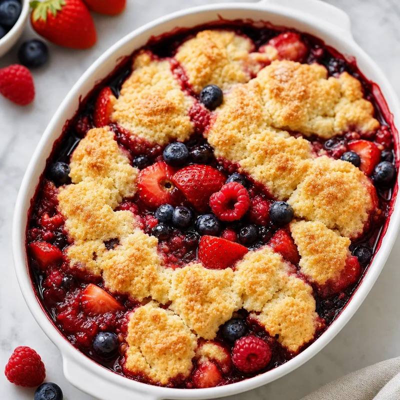 Mixed Berry Cobbler