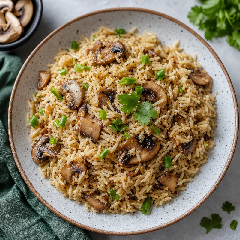 Mushroom Fried Rice