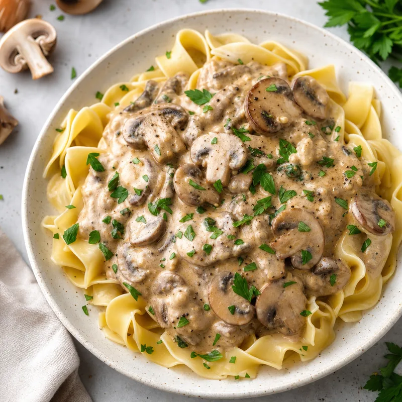 Mushroom Stroganoff