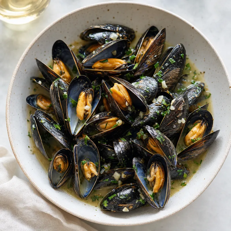 Mussels in White Wine