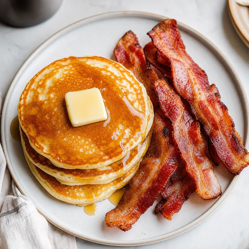 Pancakes and Bacon Dinner