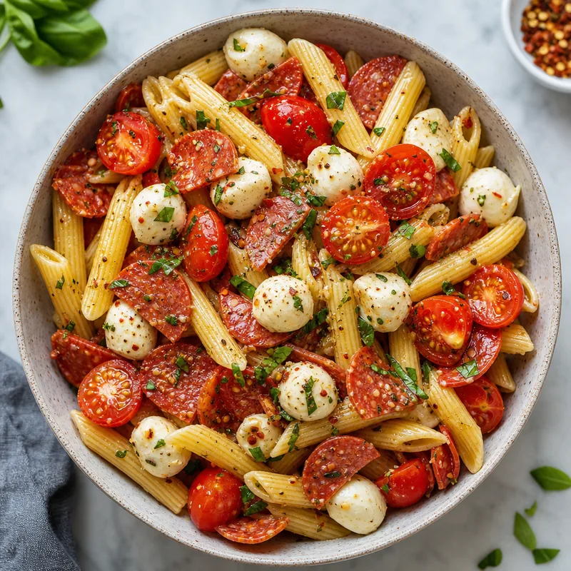 Pasta Salad with Pepperoni