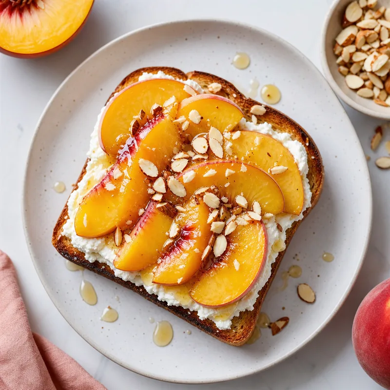 Peach Melba Toast