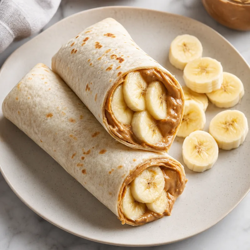 Peanut Butter and Banana Wrap