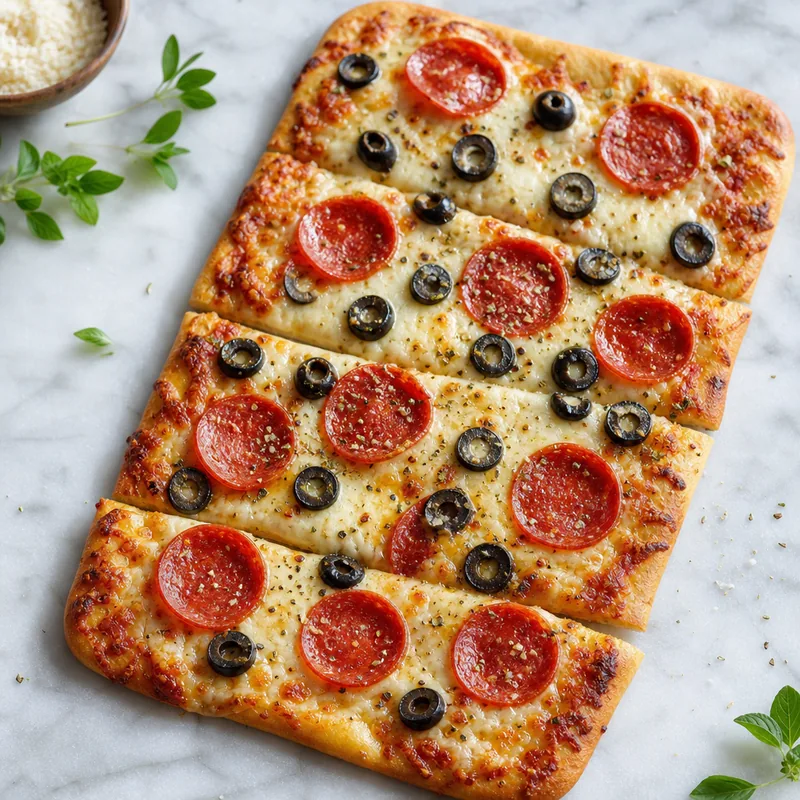 Pepperoni & Olive Flatbread