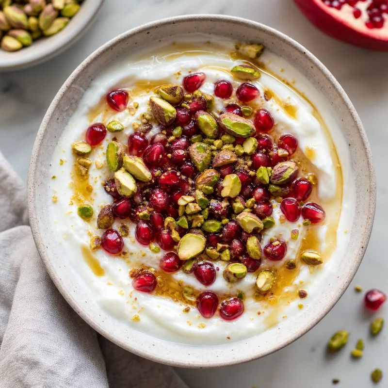 Pistachio Pomegranate Yogurt