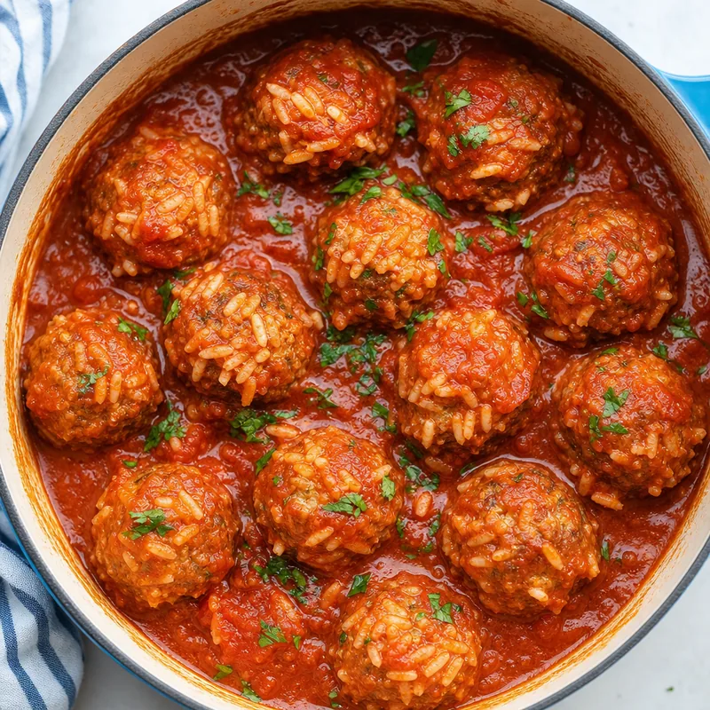 Porcupine Meatballs
