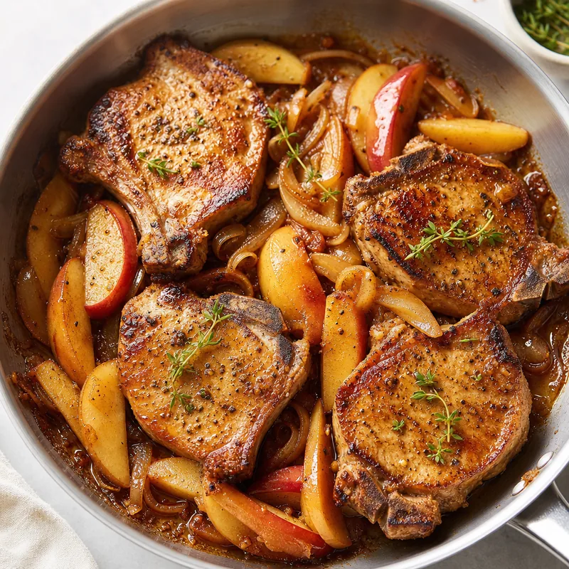 Pork Chops with Apples