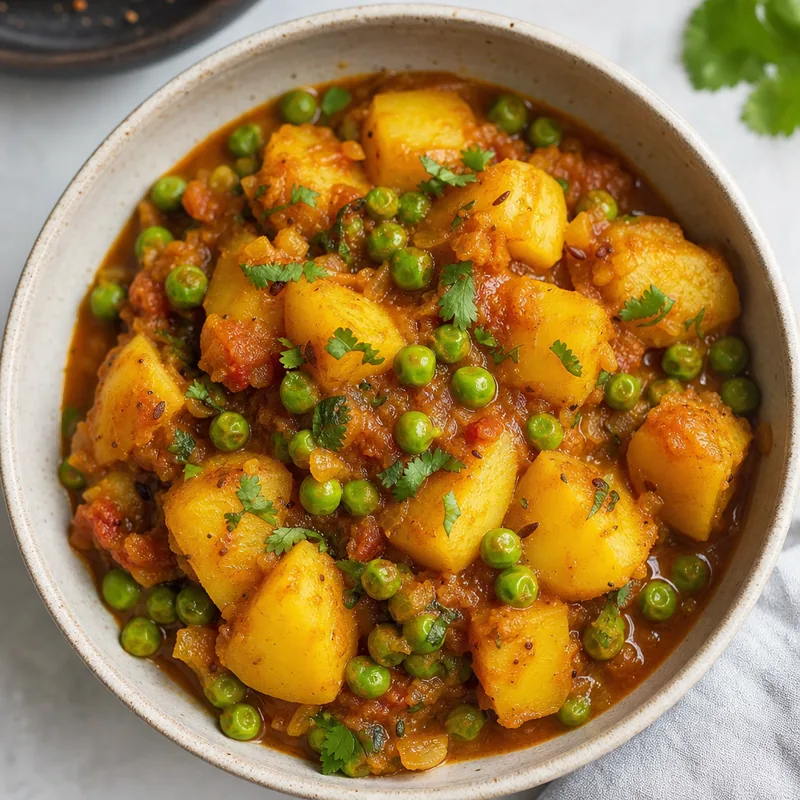 Potato Pea Curry