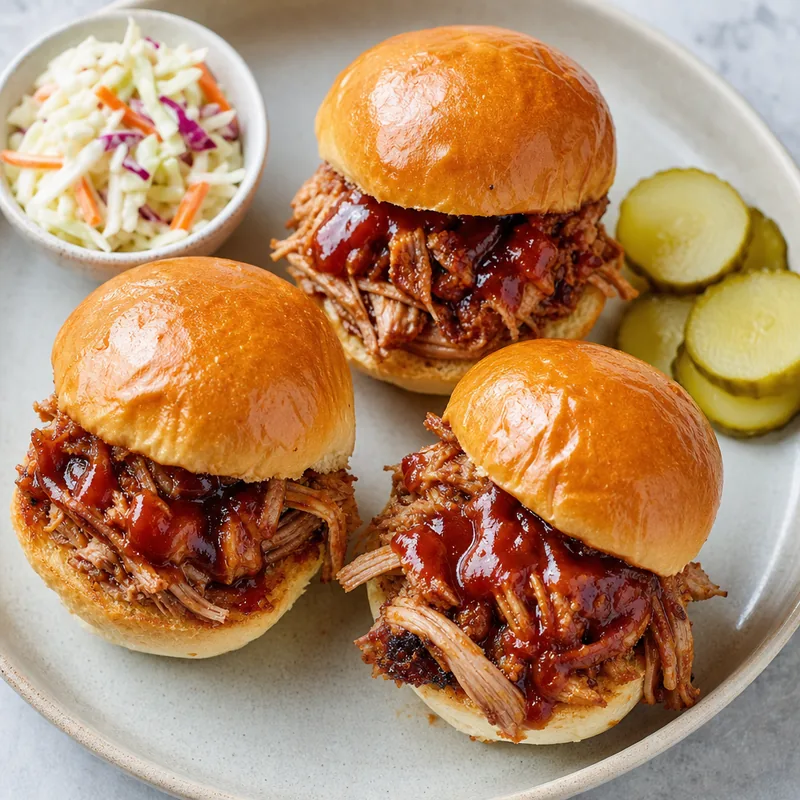 Pulled Pork Slider Trio