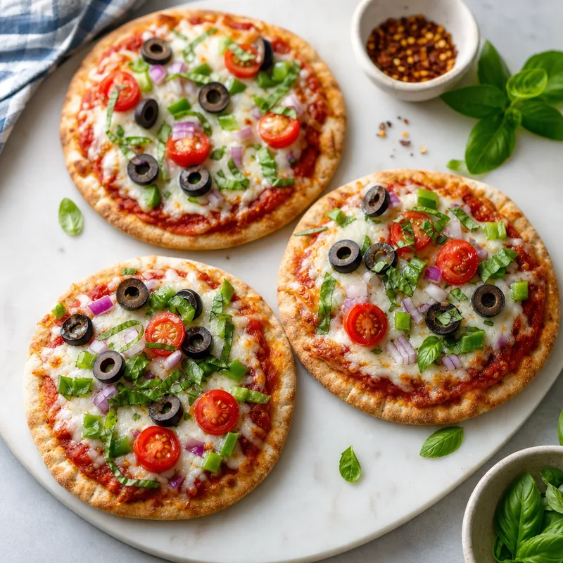 Quick Pita Pizzas