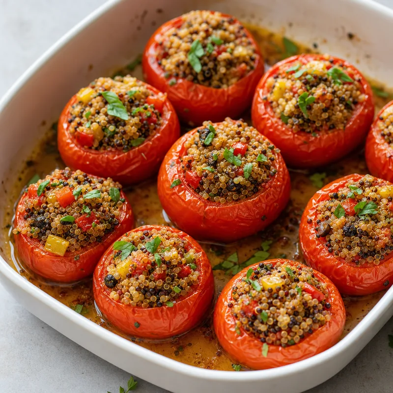 Quinoa Stuffed Tomatoes
