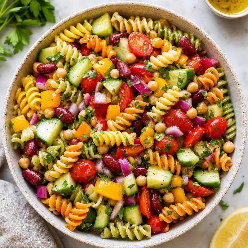 Rainbow Pasta Salad