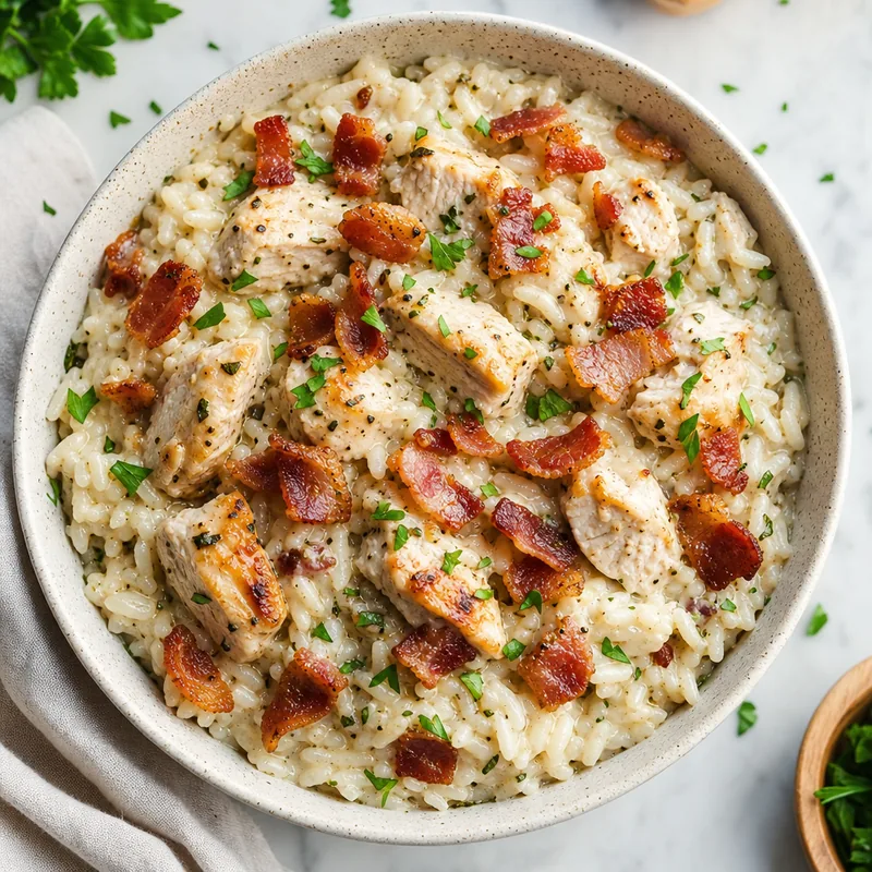 Ranch Chicken and Bacon Rice